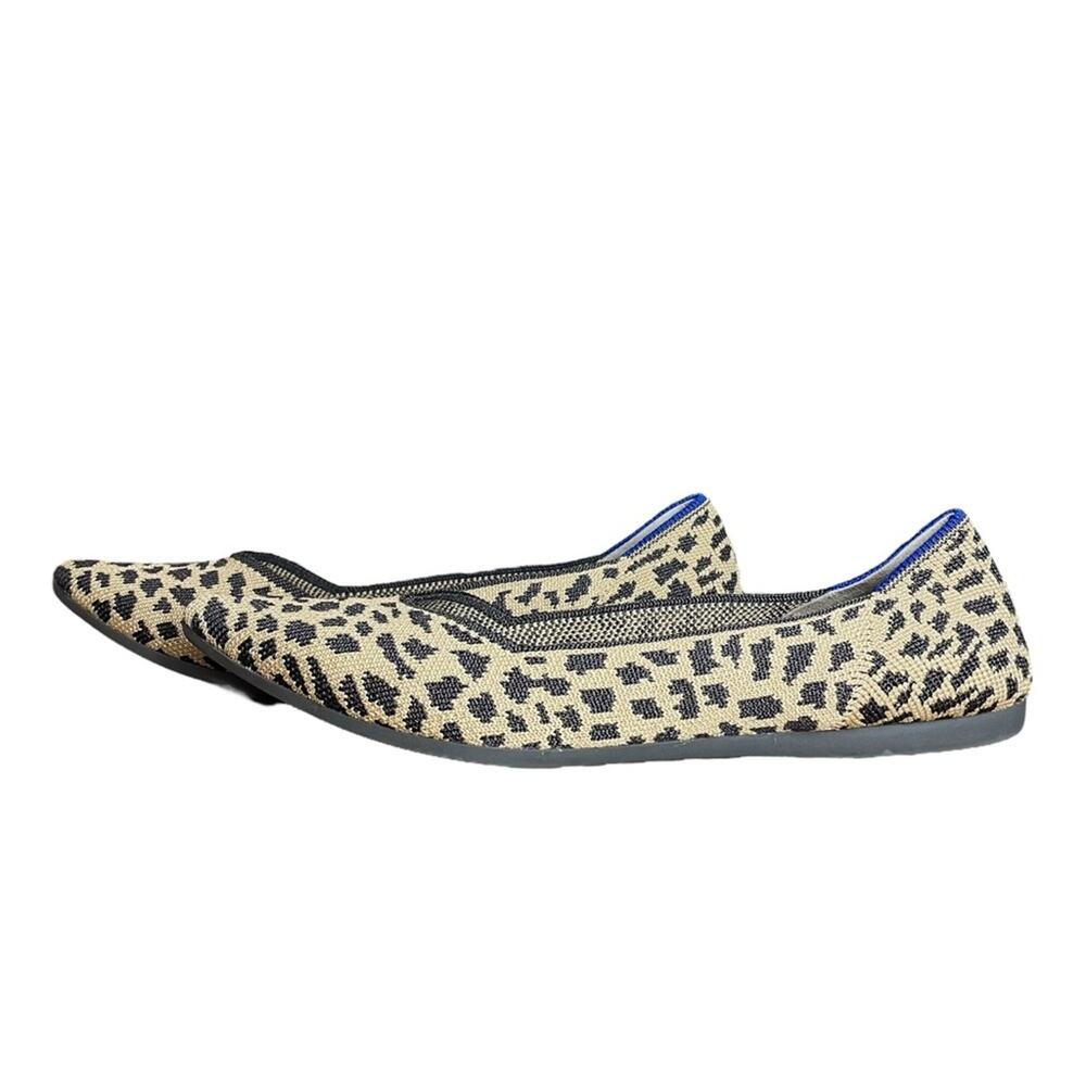 Rothy’s Leopard Print Retired The Point Flats - 7 - image 1